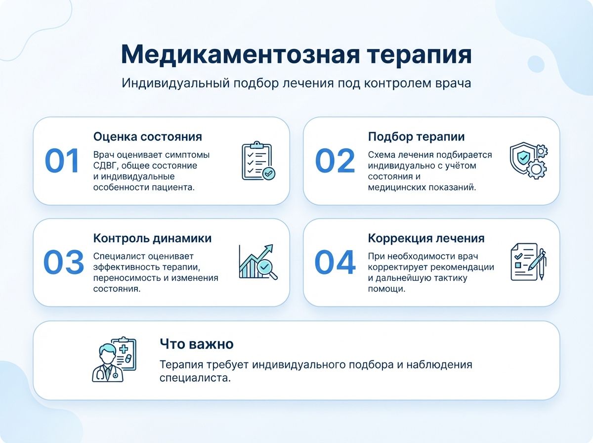 Лечение СДВГ в Армавире у детей и взрослыхинфографика